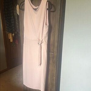 Enfocus Studio Light Pink Midi Dress